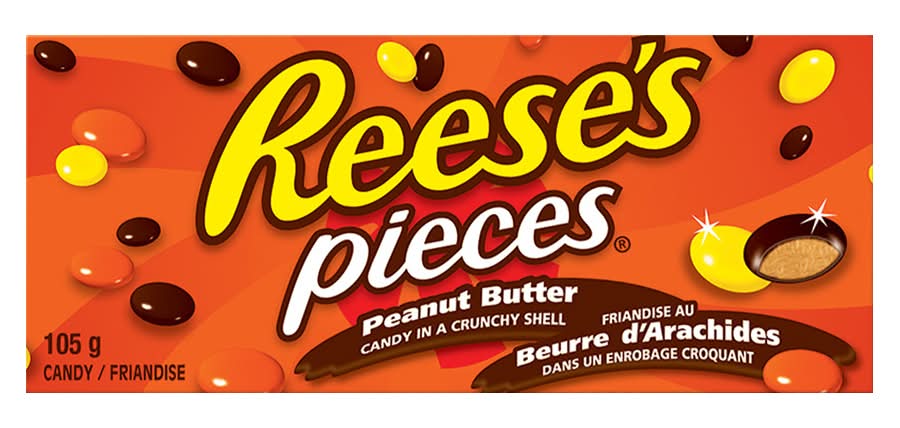 Reese's pièces de chocolat beurre d'arachides - reese's peanut butter and chocolate in a crunchy shell (105 g)