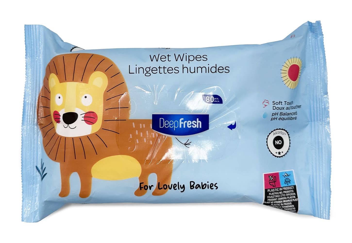 Deep Fresh For Lovely Babies Wipes (80 ct)