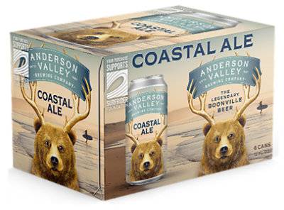 Anderson Valley Coastal Ale In Cans Multipack - 6-12 Fl. Oz.