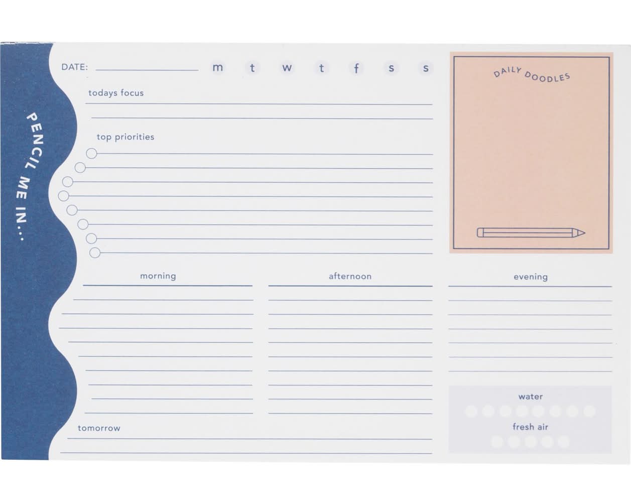 Caliber Pencil Me in To-Do List Pad