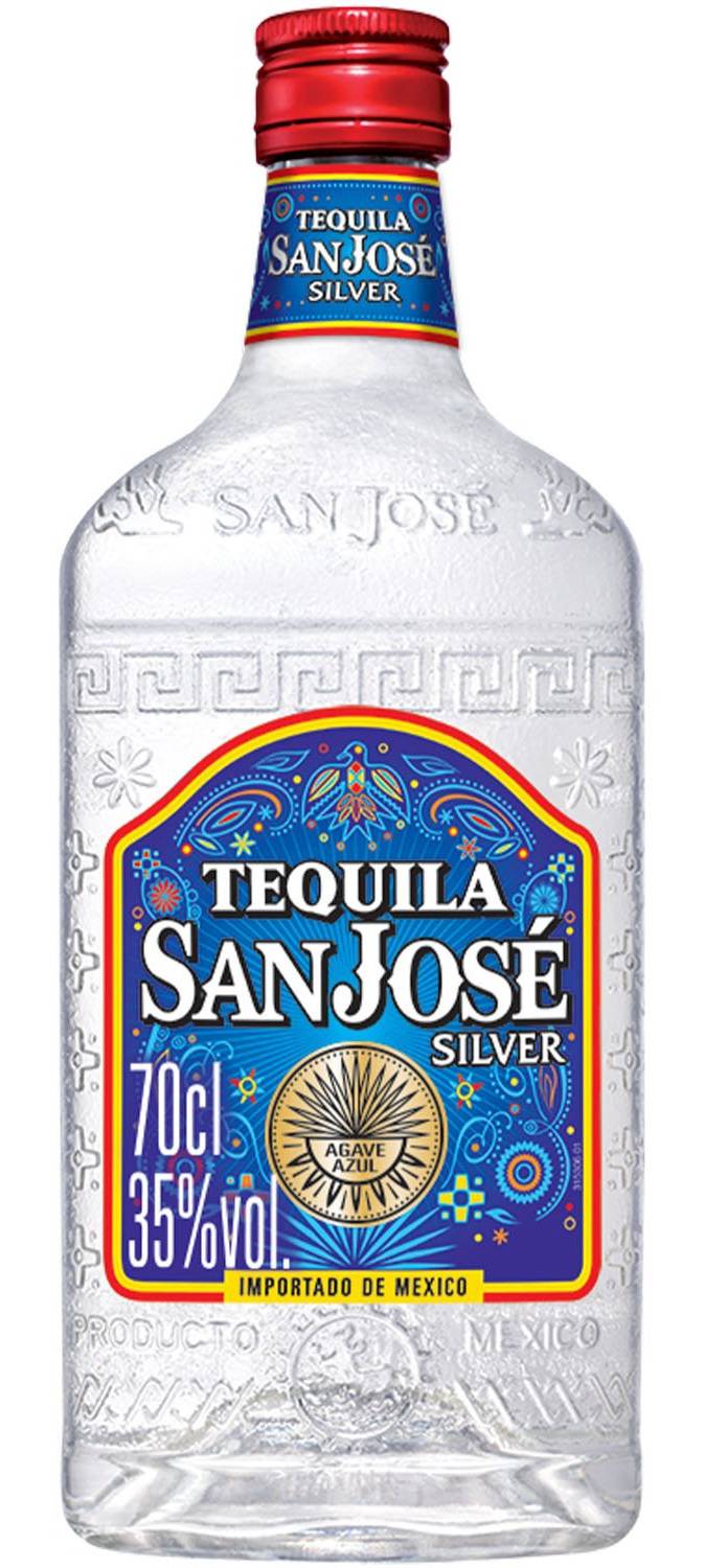 Tequila silver SAN JOSE - la bouteille de 70 cL