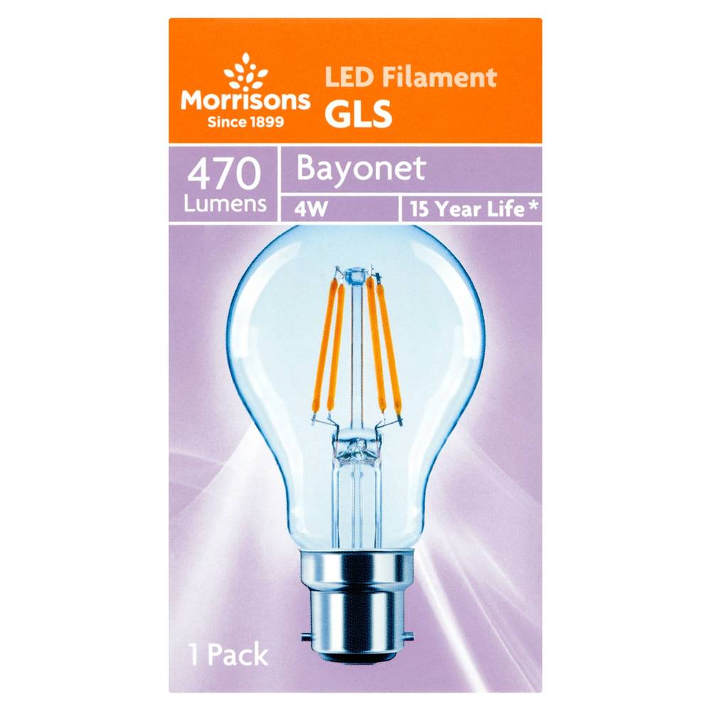 Morrisons Led Filament Light Bulb