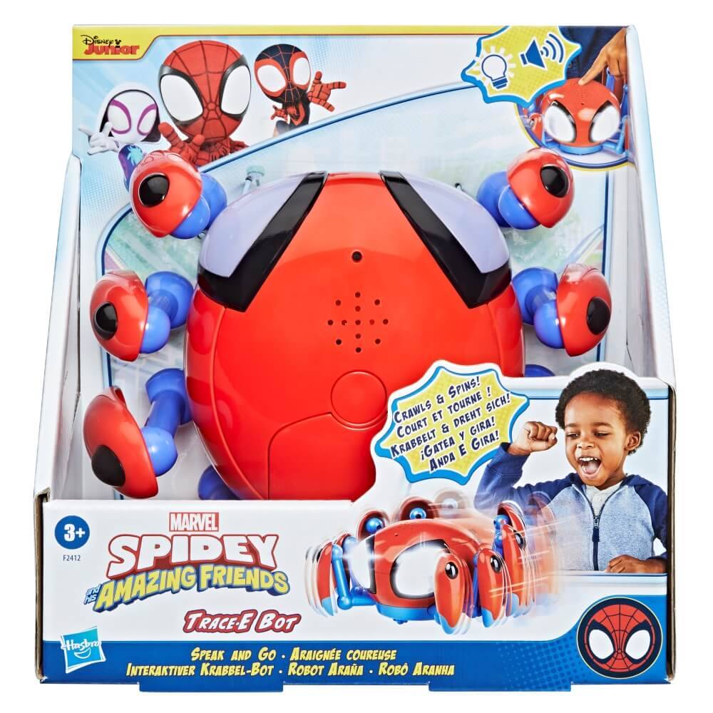 Hasbro marvel spidey trace-e bot (1 pieza)