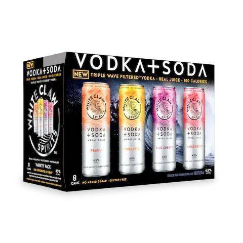 White Claw Vodka Soda Variety 8 Pack -12oz Cans