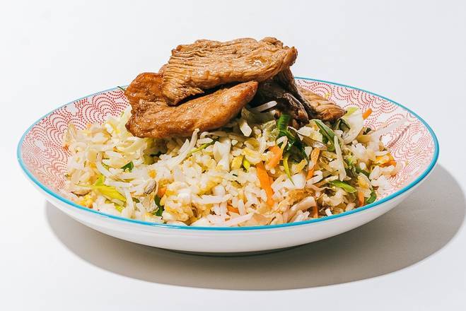 Riz sauté au poulet