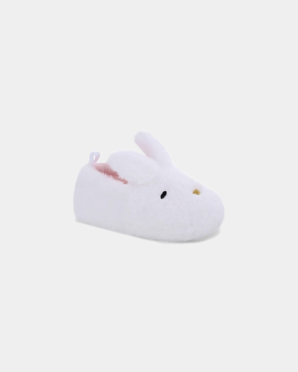 Girls Bunny Slippers - White - XS