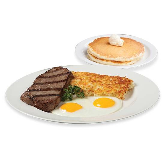 1/2 LB. NEW YORK STEAK & EGGS