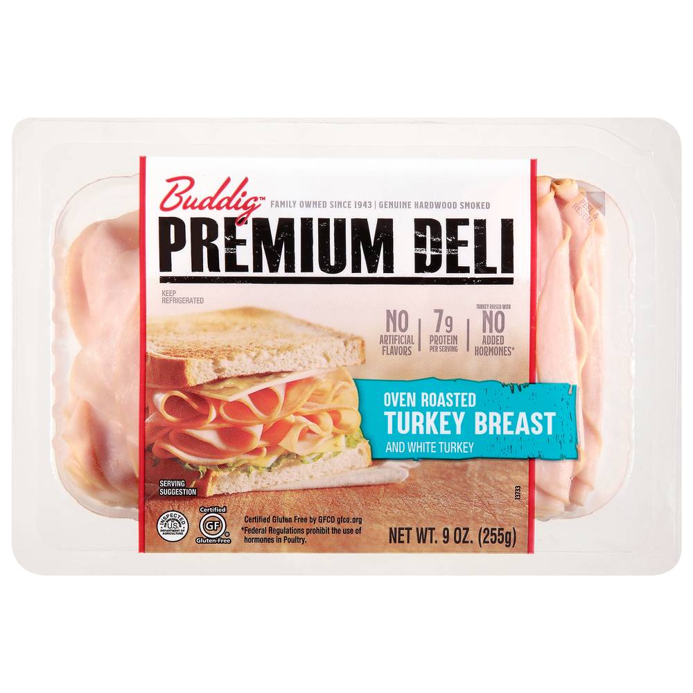 Buddig Premium Deli Oven Roasted Turkey Breast Tray (9 oz)