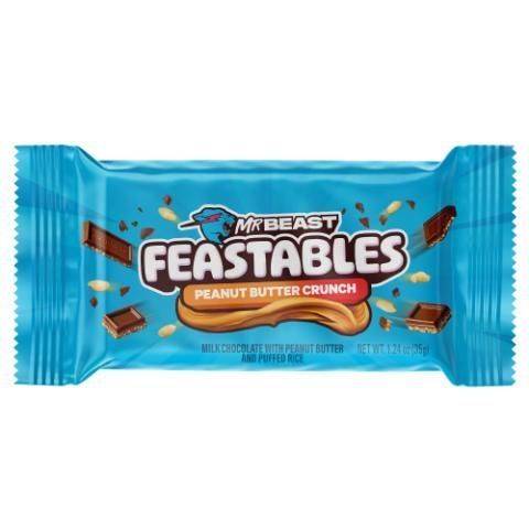 Mr Beast Feastables Peanut Butter Crunch Chocolate Bar