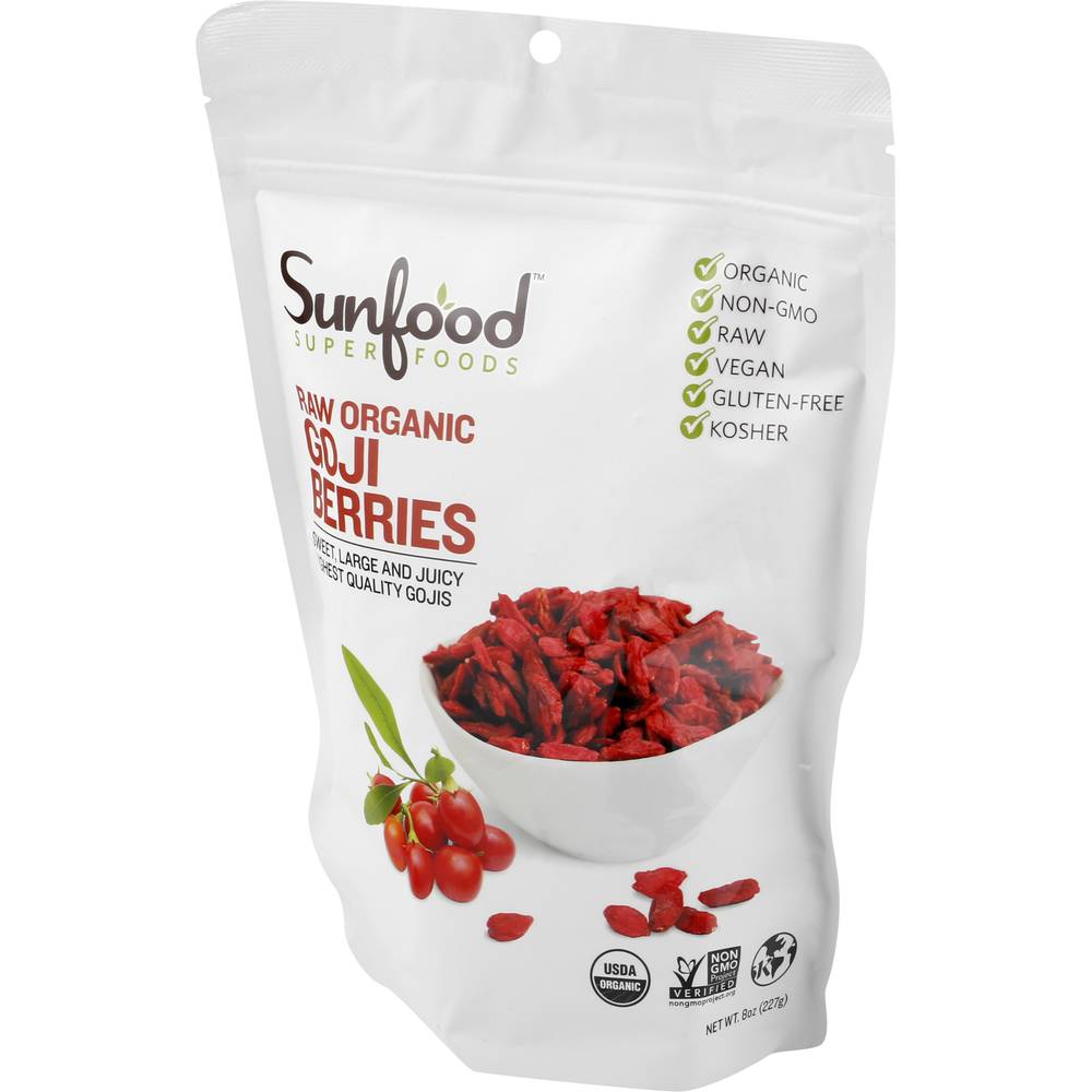 Sunfood Superfoods Raw Organic Vegan Goji Berries