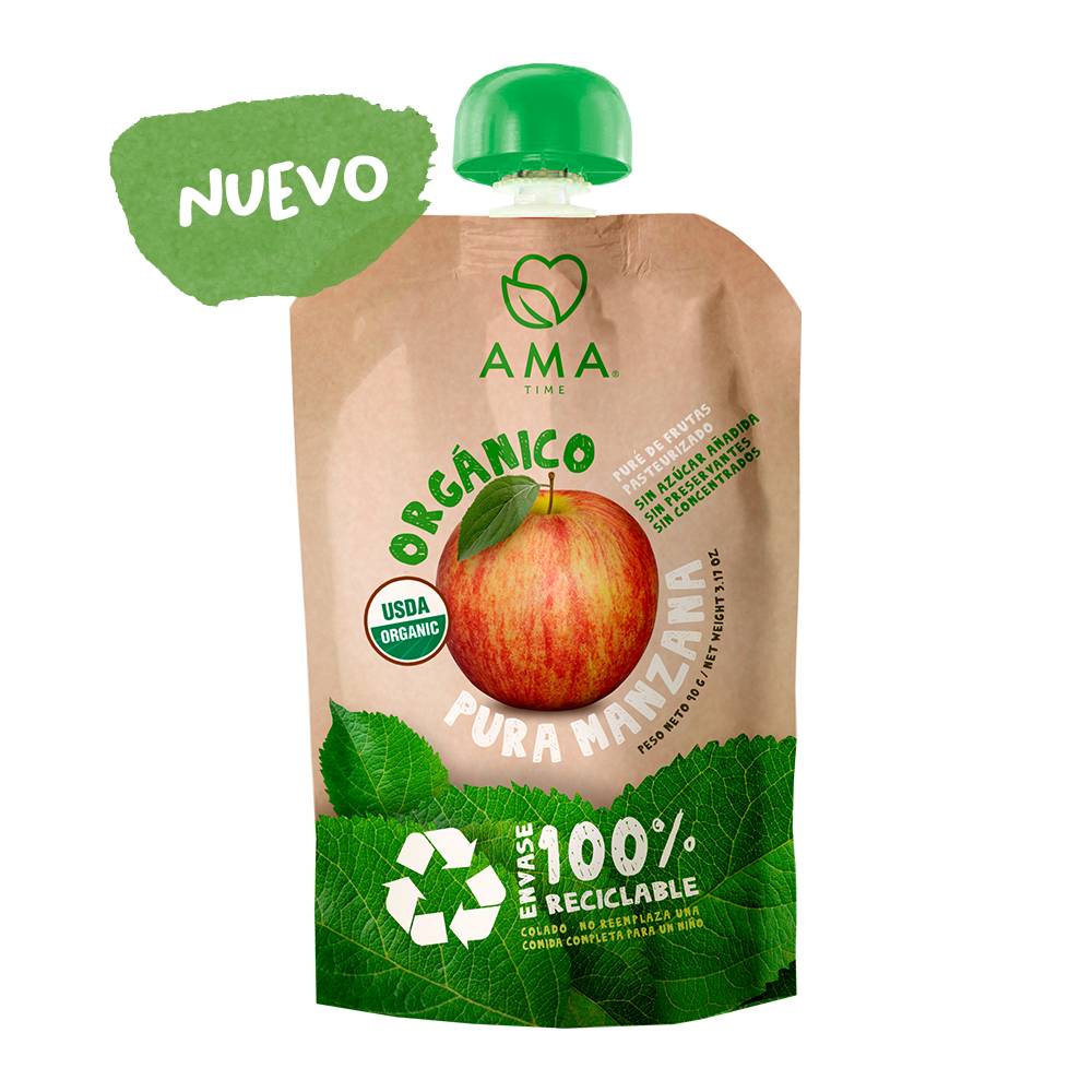 Ama pure orgánico manzana