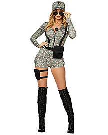 Adult Camo Romper Costume (Adult Medium)