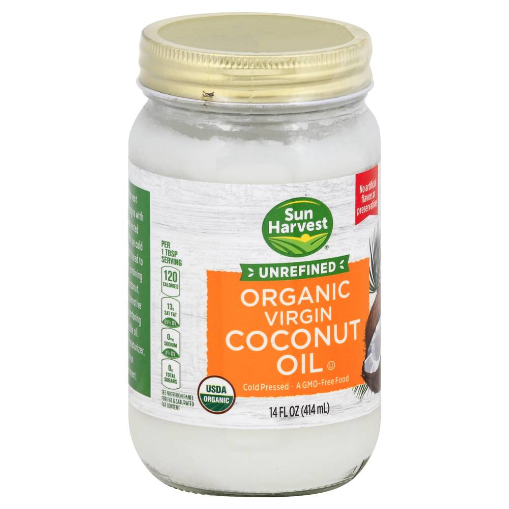 Sun Harvest Organic Virgin Coconut Oil (14.7 oz)