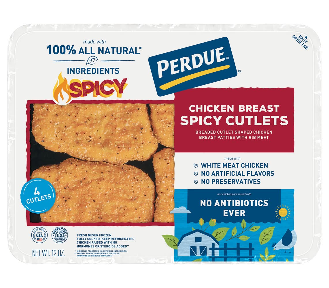 Perdue Chicken Breast Spicy Cutlets (12 oz)