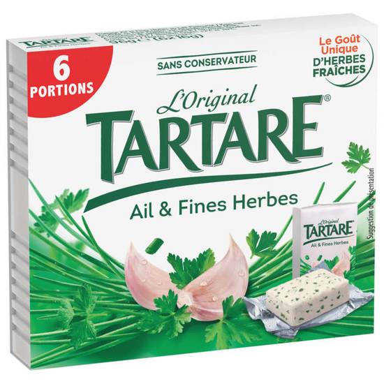 Fromage ail et fines herbes 6 portions
