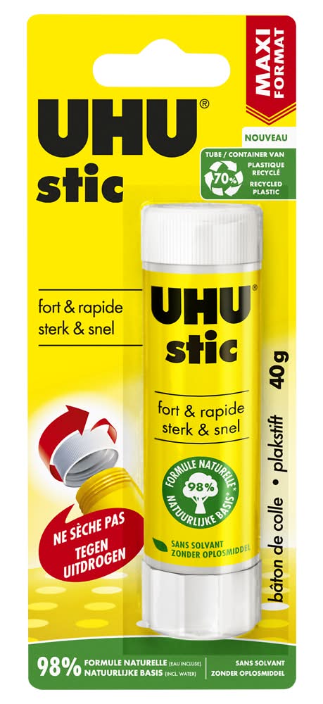 UHU - Colle stic blanche (40g)