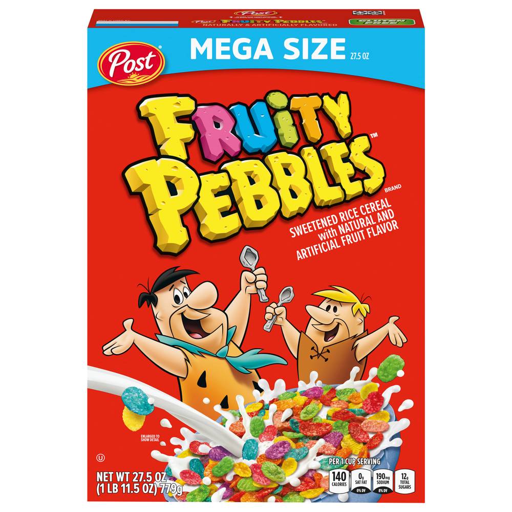 Fruity Pebbles Mega Size Cereal (1.72 lbs)