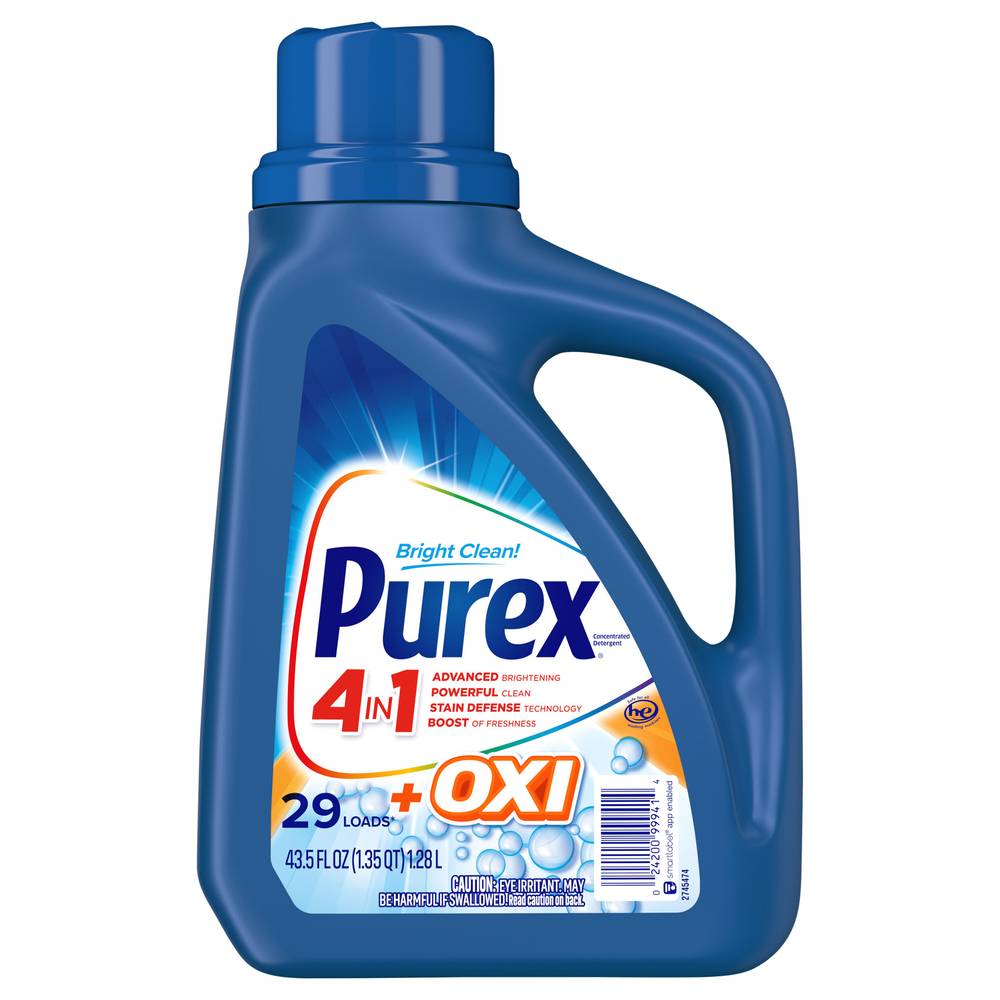 Purex Liquid Laundry Detergent Plus Oxi Stain Defense Technology