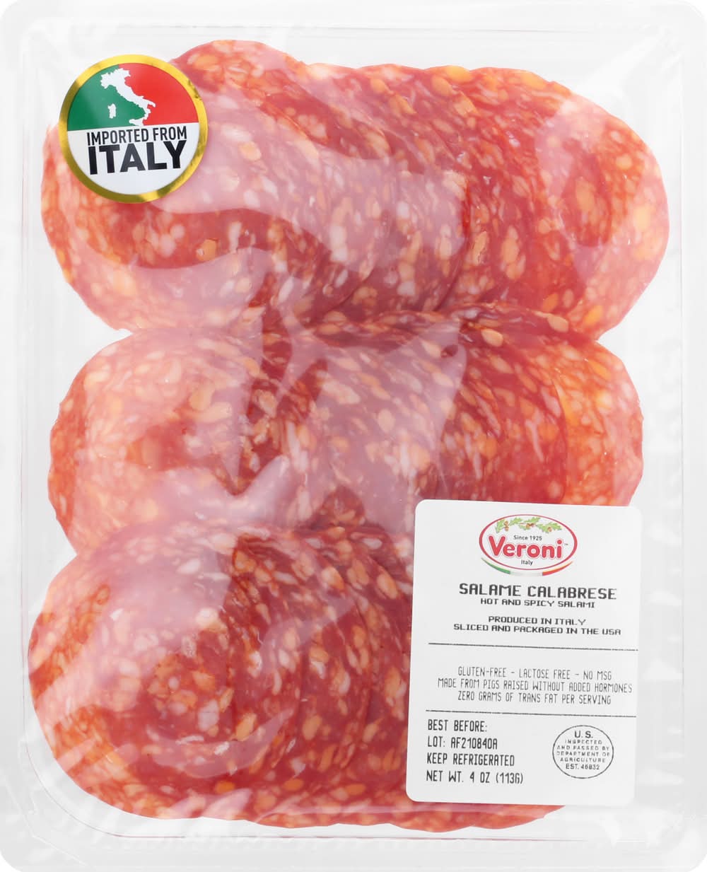 Veroni Calabrese Salame (4 oz)