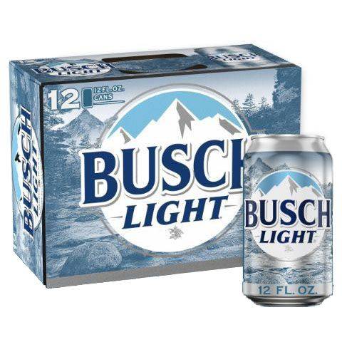 Busch Light 12 Pack 12oz Can