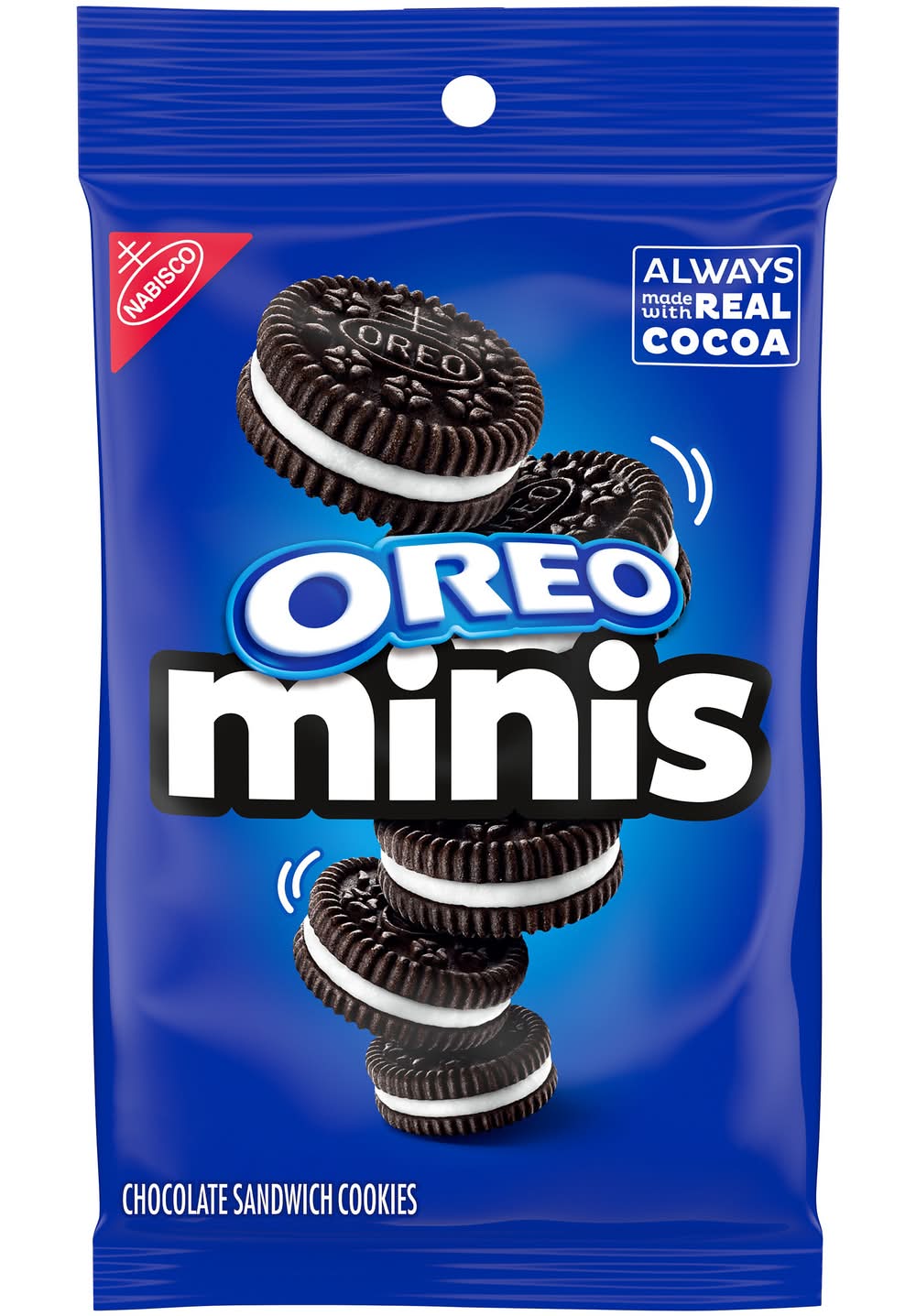 Oreo Big Bag Mini Chocolate Sandwich Cookies (3 oz)