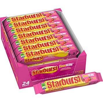 Starburst - FaveReds Fruit Chews - 24/2 oz (12X24|12 Units per Case)