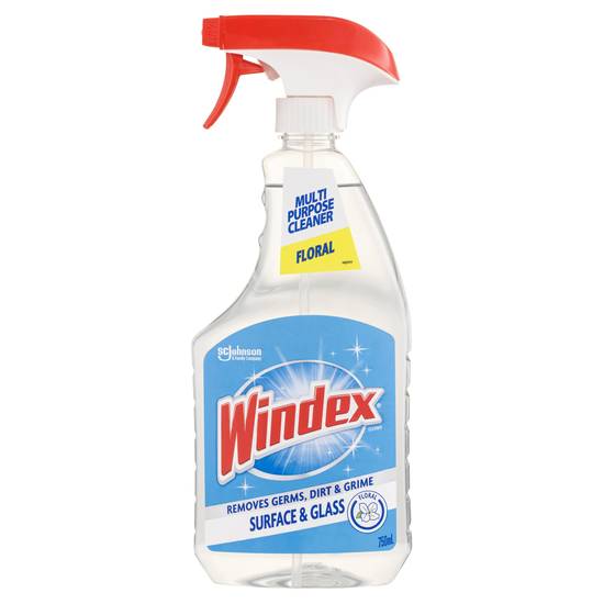 Windex Multi Surface & Glass Cleaner Trigger Spray 750ml