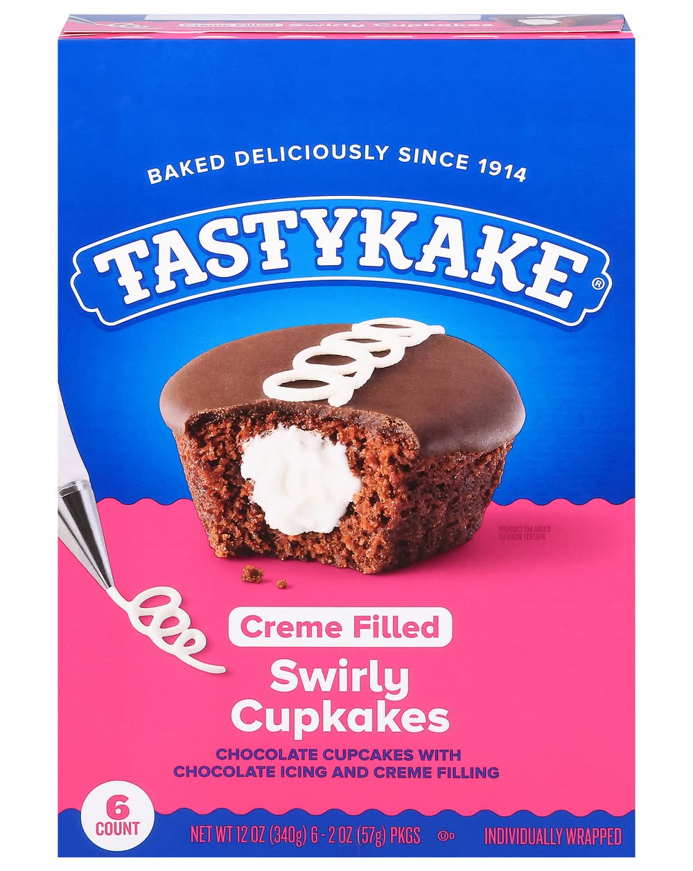 Tastykake Swirly Chocolate Cupcakes (12 oz)