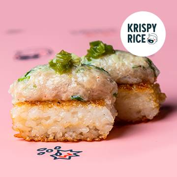 Spicy Hamachi & Wasabi Krispy Rice