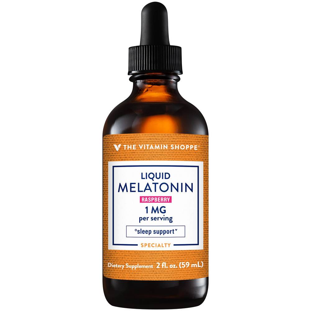 Liquid Melatonin - Sleep Support - 1 Mg - Raspberry (2 Fl. Oz.)