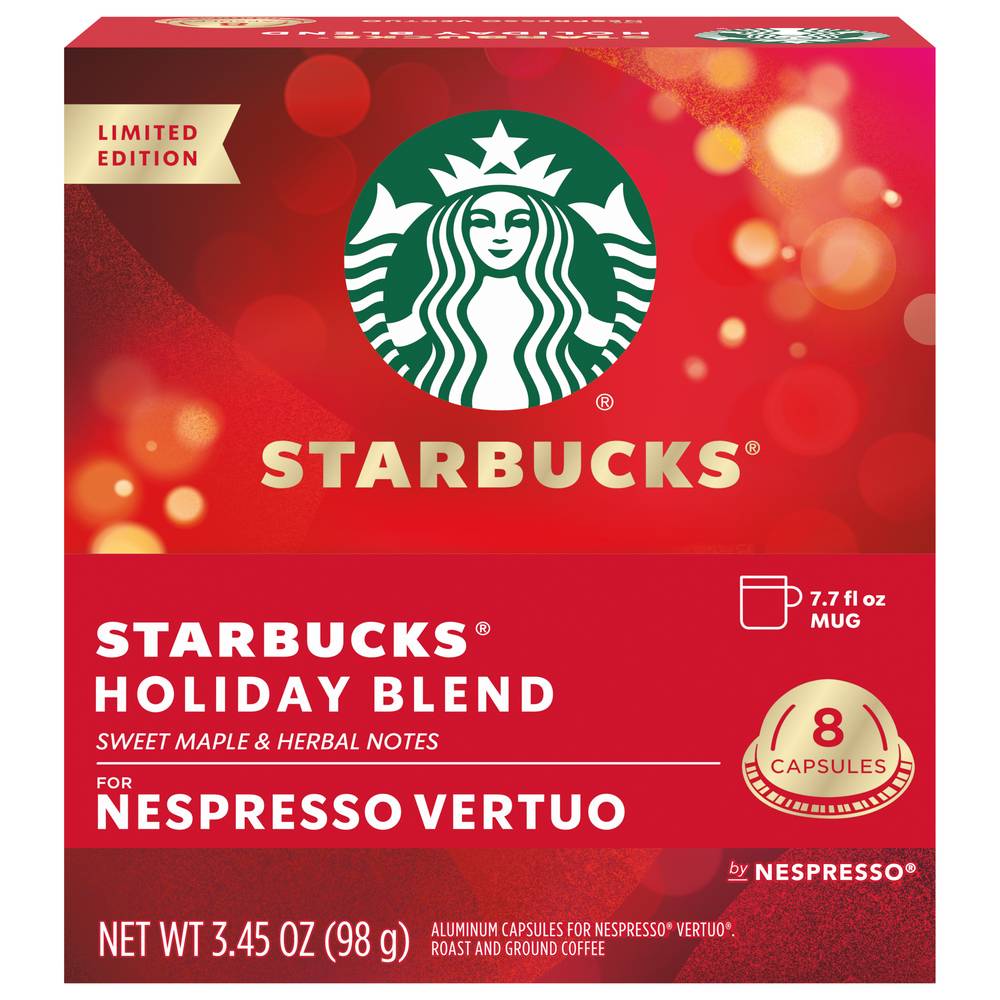 Starbucks Limited Edition Coffee (3.45 oz) (holiday blend espresso)