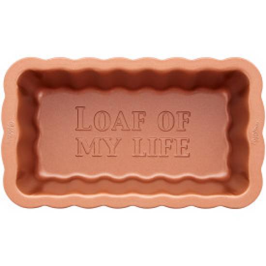 Wilton 8-inch Copper Scalloped Loaf Pan