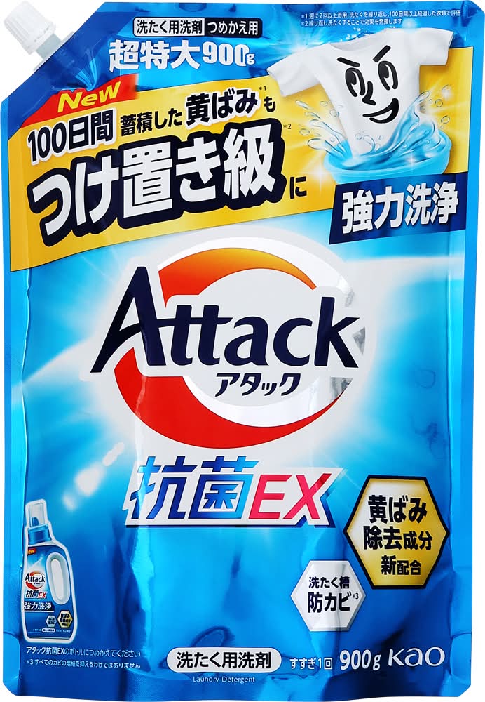アタック 抗菌EX つめかえ用 (900g)