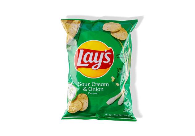 Frito Lay Lays Sour Cream & Onion Chips 2.625 oz