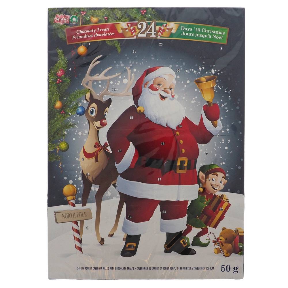 Xmas-Advent Calendar W/Chocolaty Treats