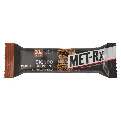 MET-Rx Big100 Peanut Butter Pretzel Protein Bar 3.52oz