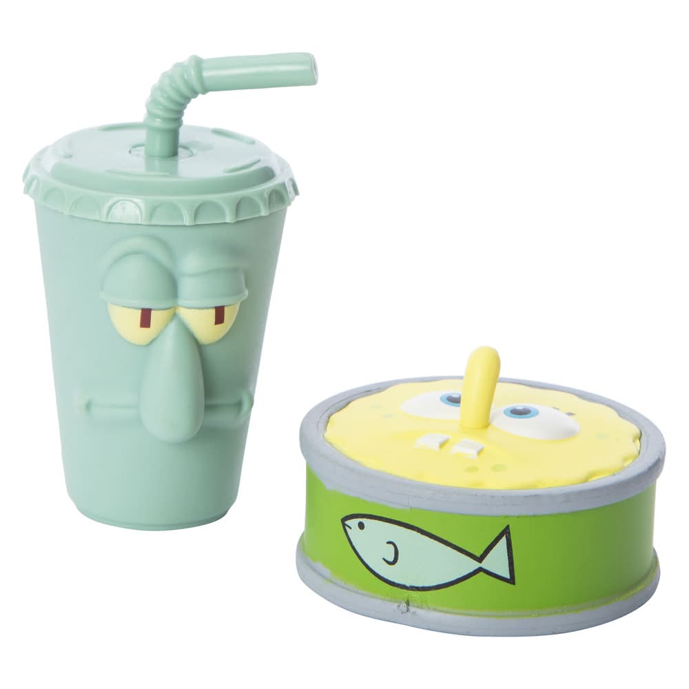 Spongebob Squarepants™ Food Figures 2-Count Spongebob/Squidward