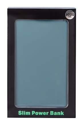 Slim Power Bank 6000MAh Dark Green