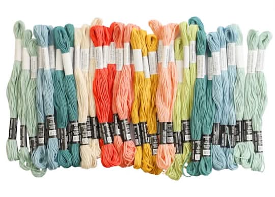 Loops & Threads Embroidery Floss, Assorted (36 ct)