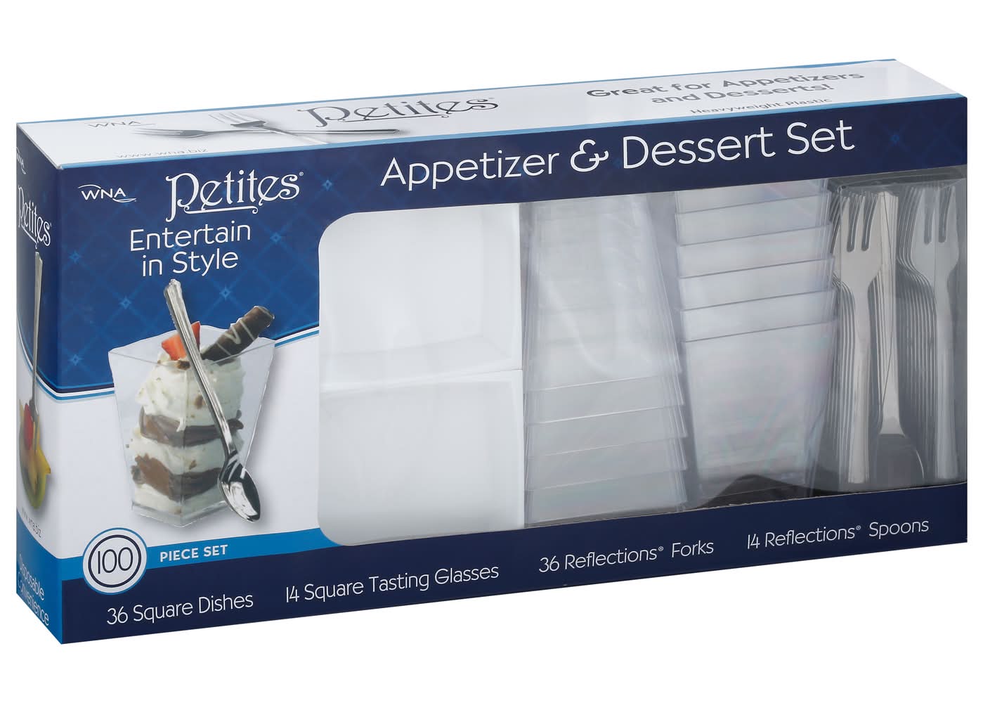 WNA Petites Appetizer & Dessert Set (15.9 oz)