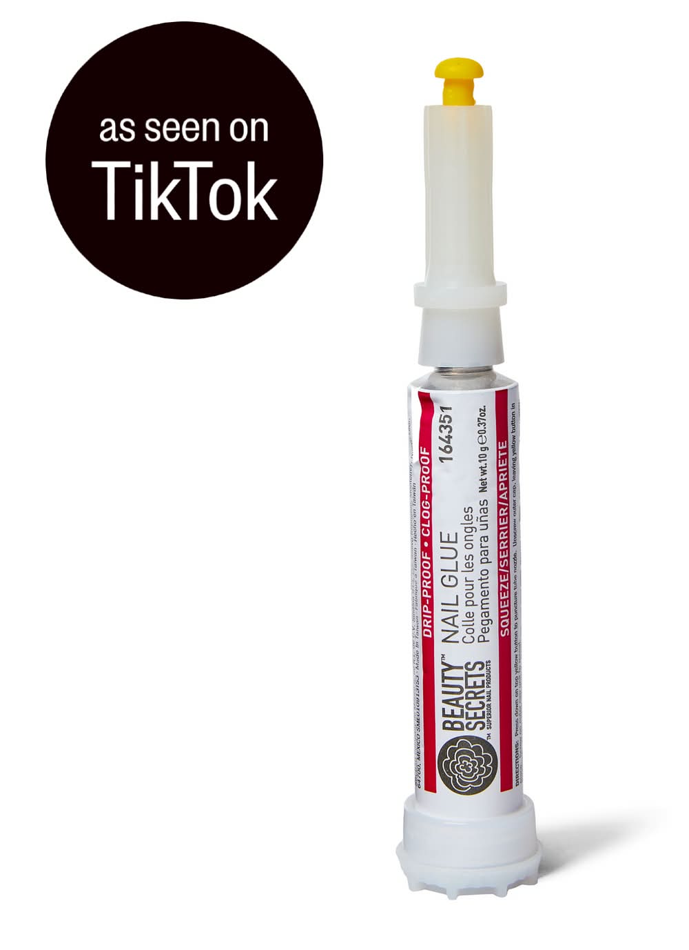 Beauty Secrets Drip and Clog Proof Nail Glue (0.37 oz)