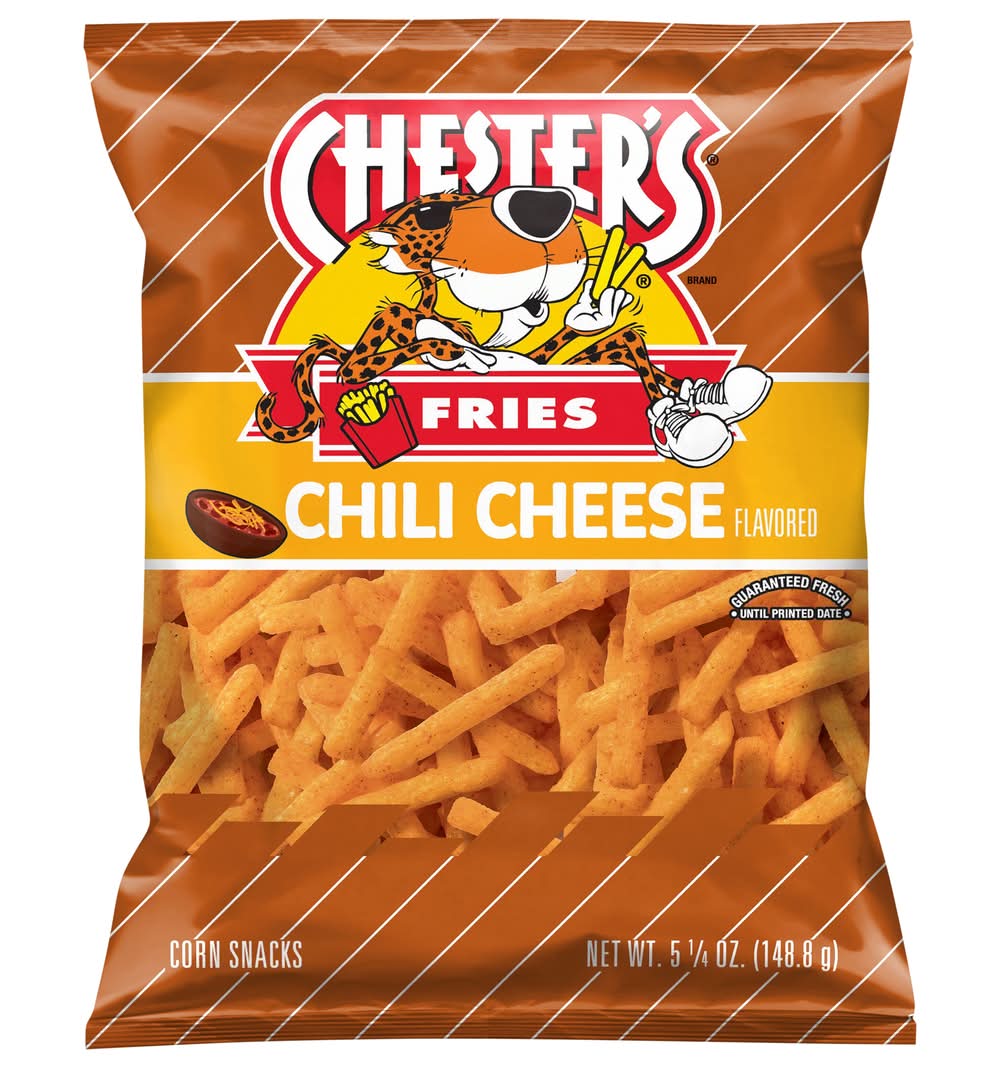Chester's Fries Corn Snacks, Chili Cheese (5.25 oz)