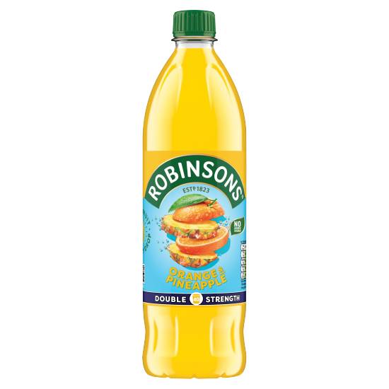 Robinsons Double Strength Orange & Pineapple No Added Sugar Fruit Squash 1L