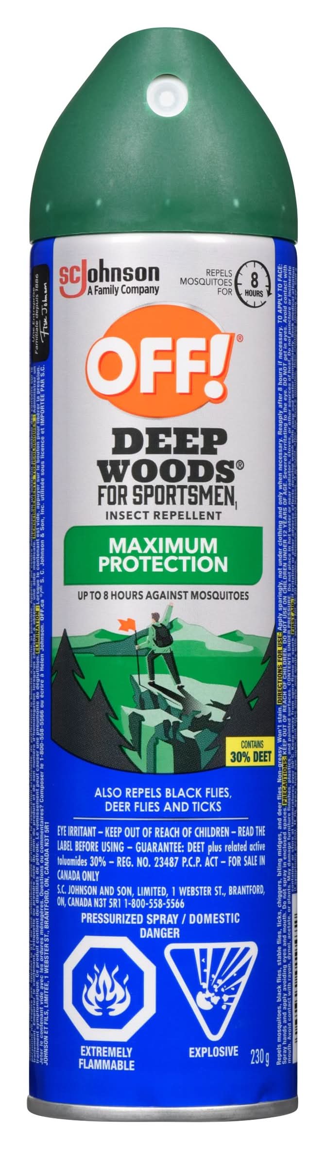 OFF! Deep Woods Sportsmen Insect Repellent Spray (230 g)