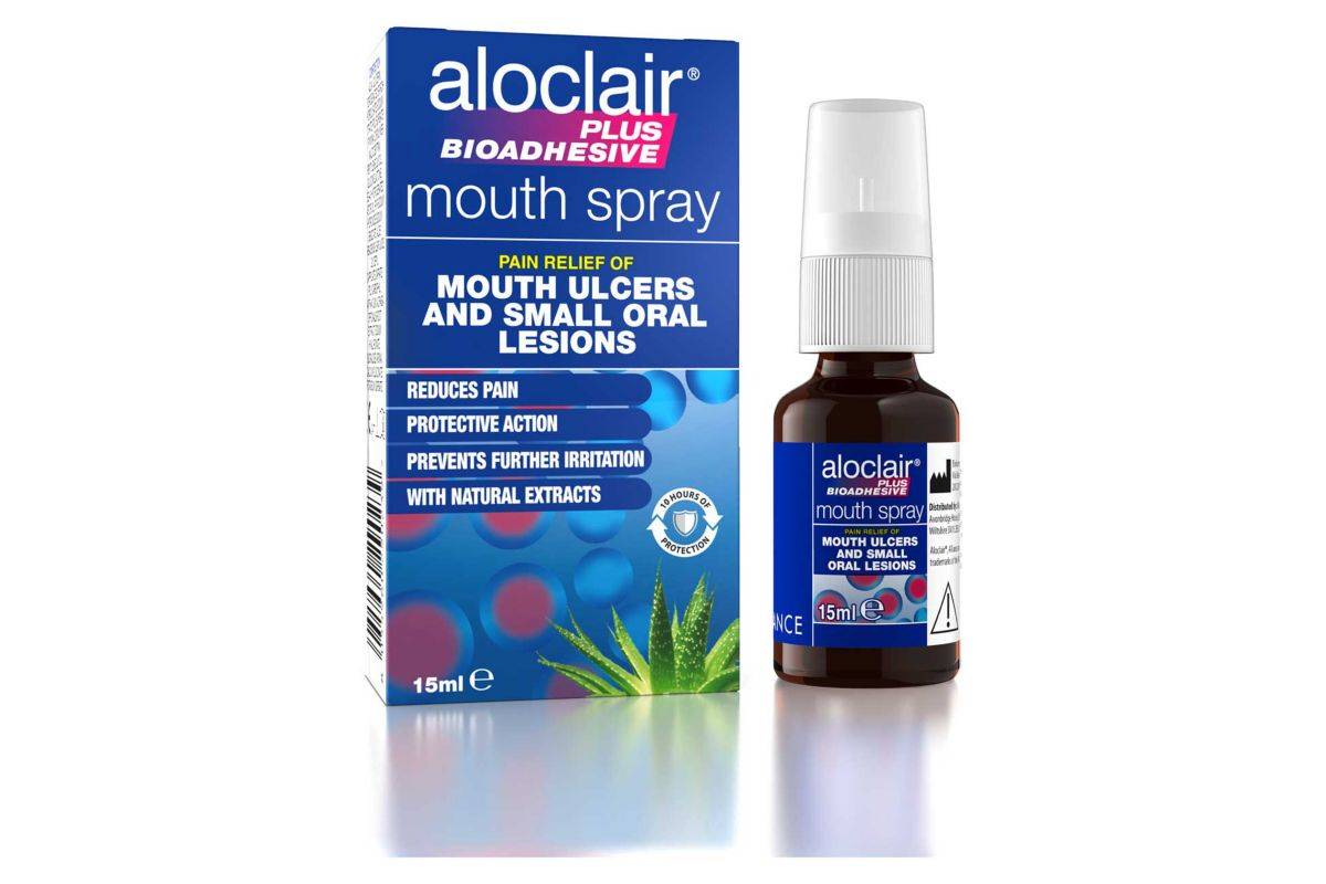 Aloclair Plus Fast Acting Mouth Ulcer Spray 15ml