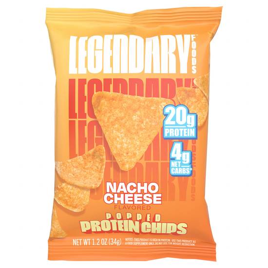 Legendary Foods Popped Protein Chips (nacho cheese)