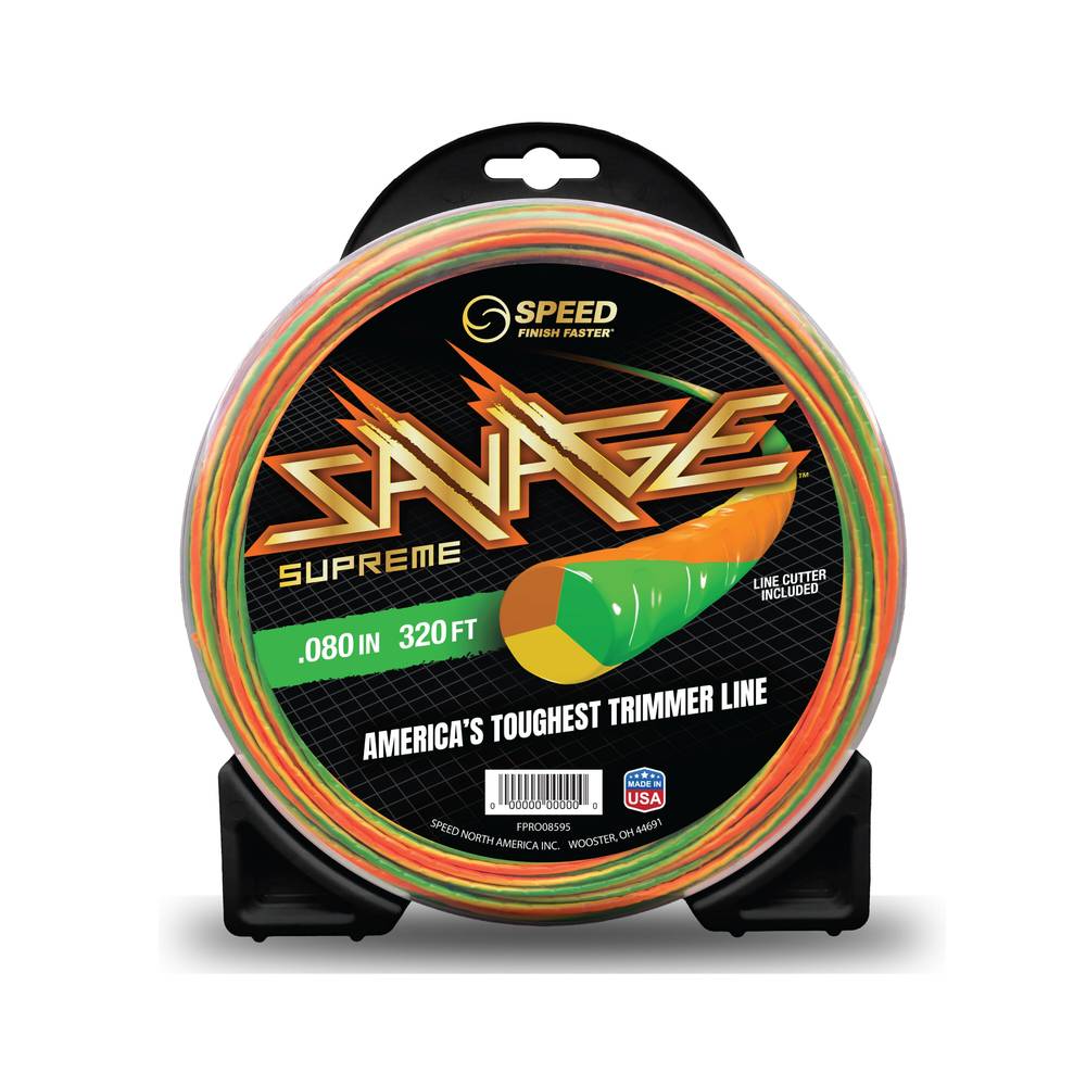 SPEED Savage supreme 0.080-in x 320-ft Spooled Trimmer Line | FPRO08595