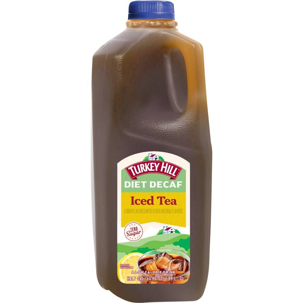 Turkey Hill Diet Decaf Iced Tea, Lemon (64 fl oz)