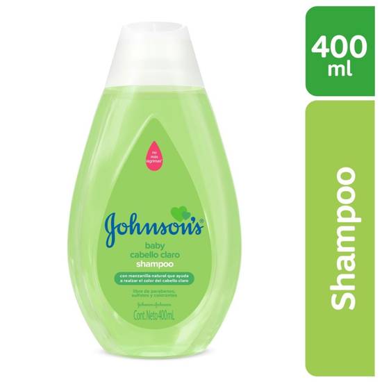 Johnson's baby shampoo cabello claro manzana