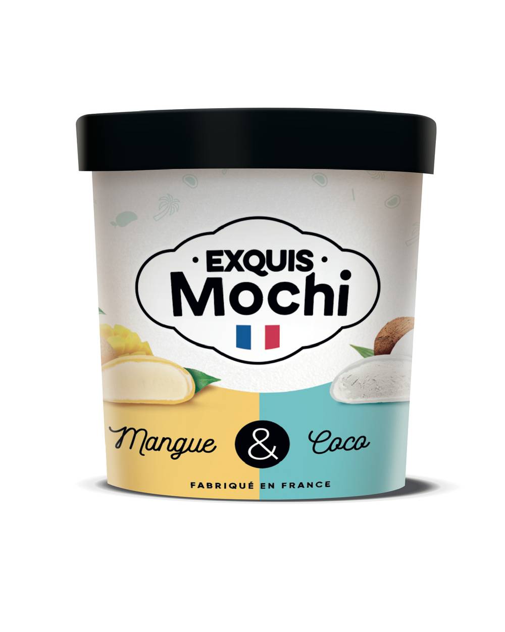 Exquis Mochi - Délicieux 6 mochis glacés, mangue, coco (180g)